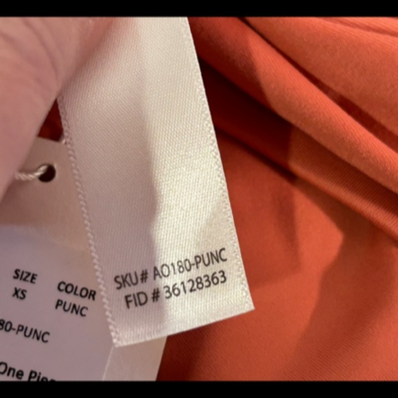 Andie Swim The Riviera One Piece Swimsuit Punch Pink Size XS - NWT - Picture 14 of 15